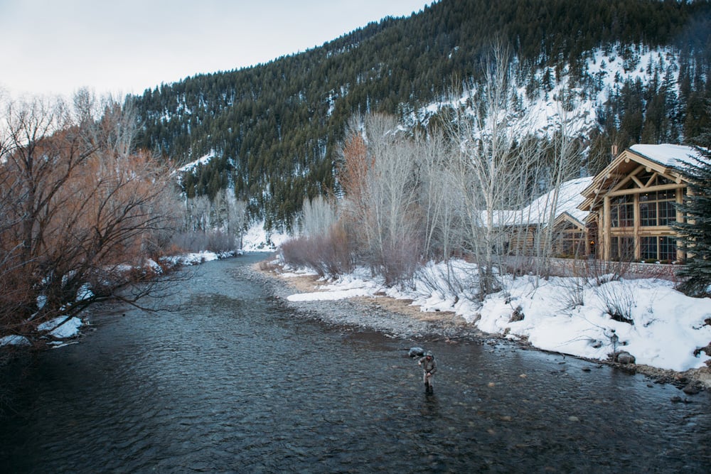 Fly Fishing on the Big Wood River in Sun Valley, Idaho