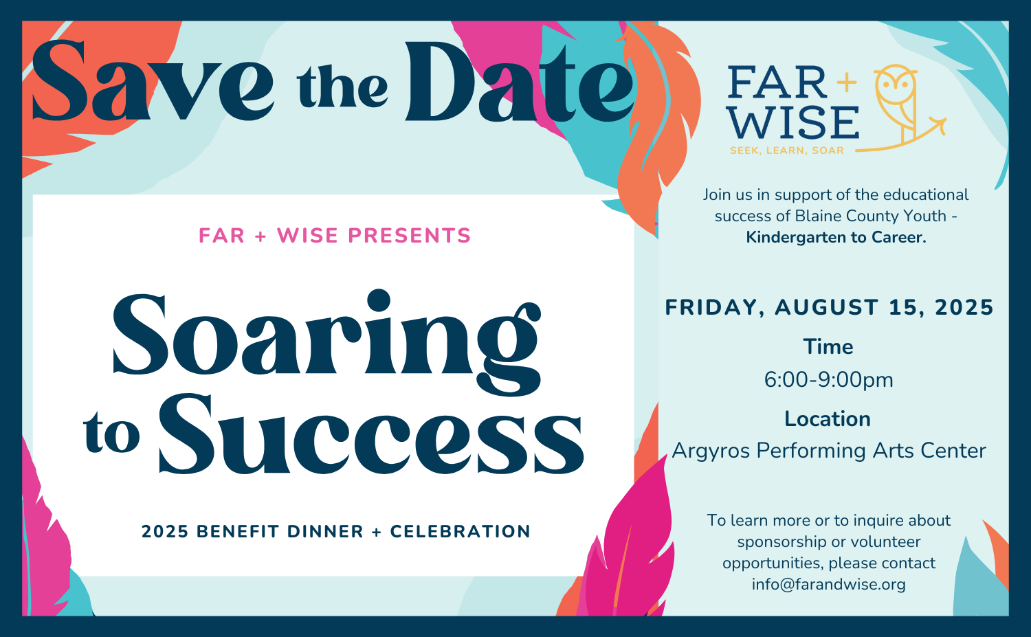 Far + Wise 2025 BENEFIT DINNER + CELEBRATION