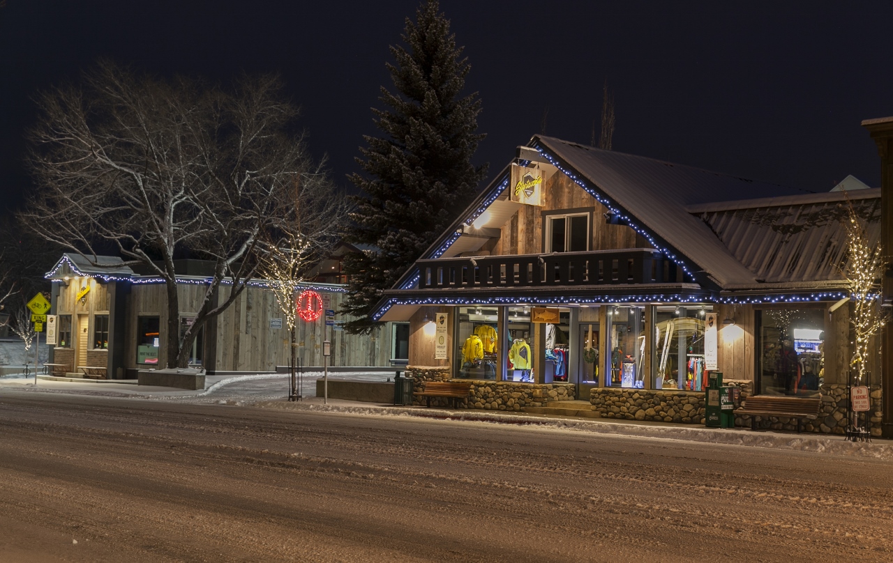 Sturtevants two store fronts on Main Street in Ketchum