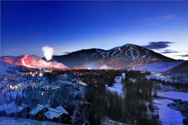 Christmas Eve Torchlight Parade & Fireworks @ Sun Valley Resort