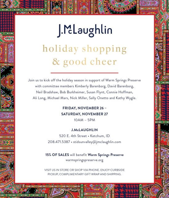 Holiday Shopping & Good Cheer at J. McLaughlin @ J. McLaughlin | Ketchum | Idaho | United States