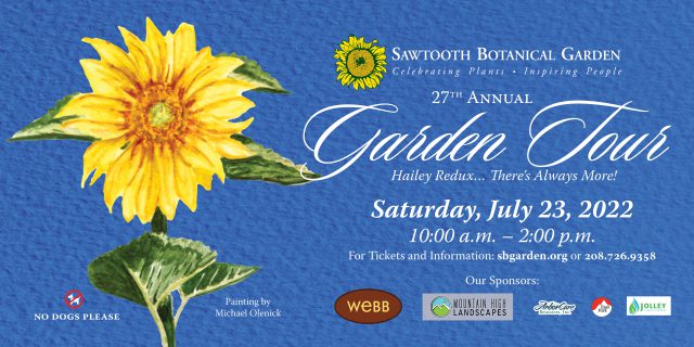 27th Annual Garden Tour @ Sawtooth Botanical Garden