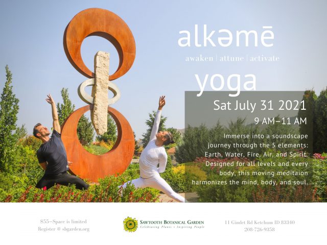 Alkeme Yoga at Sawtooth Botanical Garden @ Sawtooth Botanical Garden