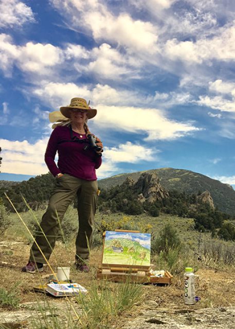 Field Notes: Lessons in Wildflower and Bird sketching in the Field with Local artist Poo Wright-Pulliam @ Draper Preserve | Hailey | Idaho | United States