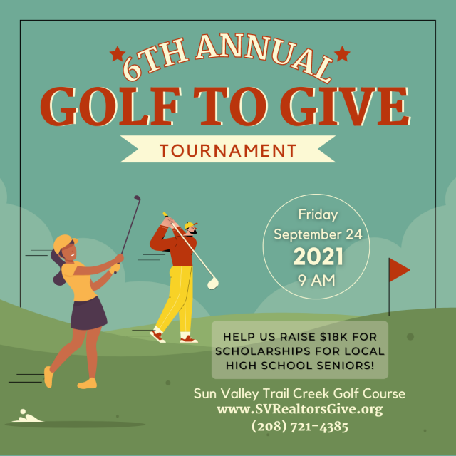 6th Annual Golf to Give Tournament @ Trail Creek 18-Hole Golf Course