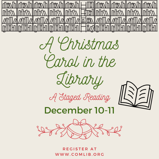 “A Christmas Carol in the Library” – A Staged Reading @ The Community Library