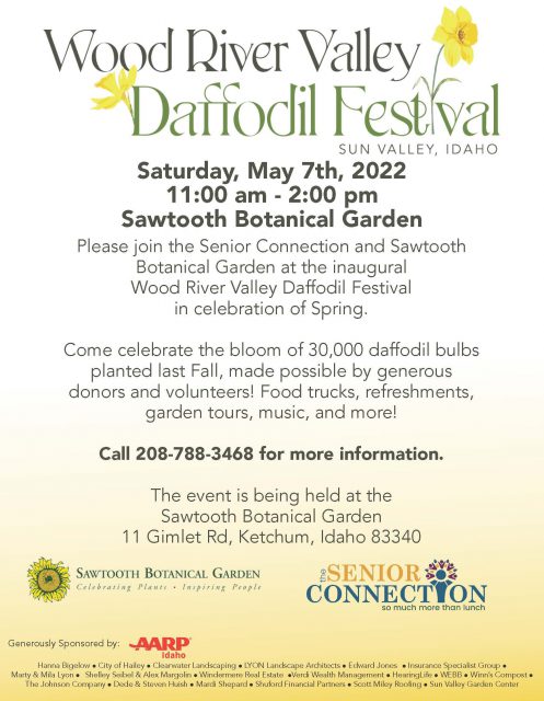 Wood River Valley Daffodil Festival @ Sawtooth Botanical Garden
