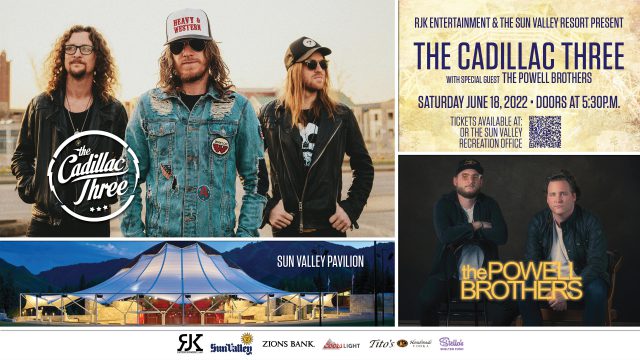 The Cadillac Three w/The Powell Brothers live at Sun Valley Pavilion @ Sun Valley Pavilion | Sun Valley | Idaho | United States