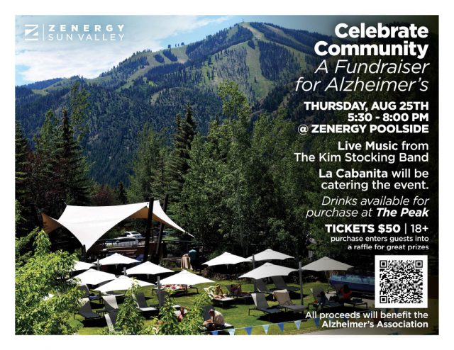 Celebrate Community - A Fundraiser for Alzheimer's @ Zenergy Poolside | Ketchum | Idaho | United States