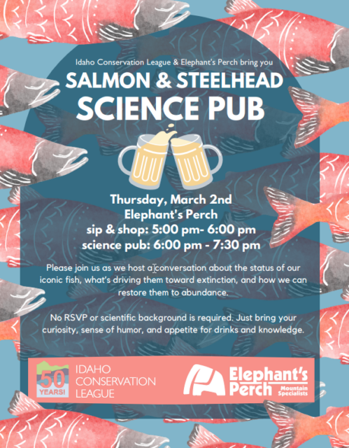 Salmon & Steelhead Science Pub @ Elephant's Perch | Ketchum | Idaho | United States