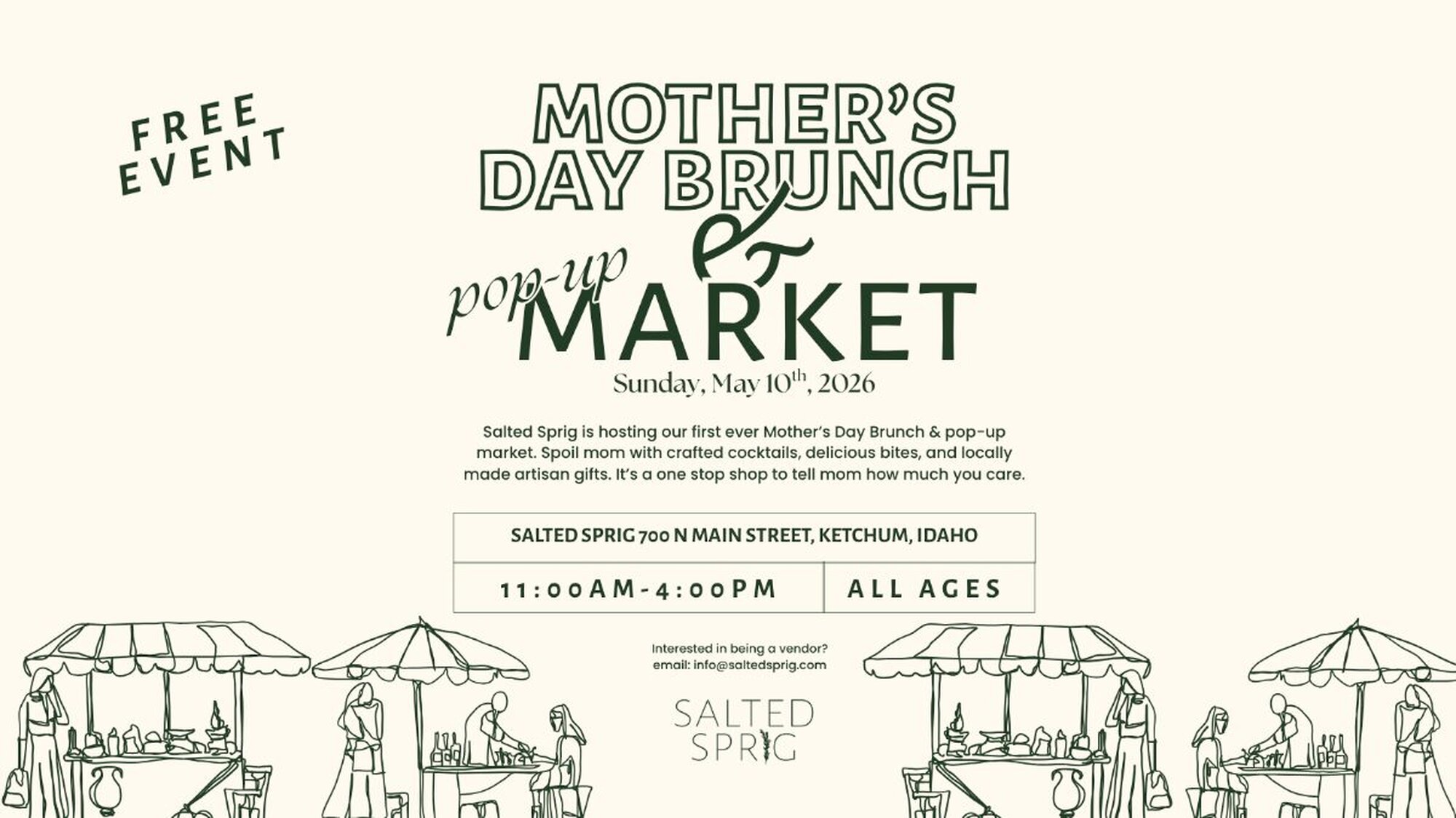 Mother’s Day Brunch & Pop-up Market!