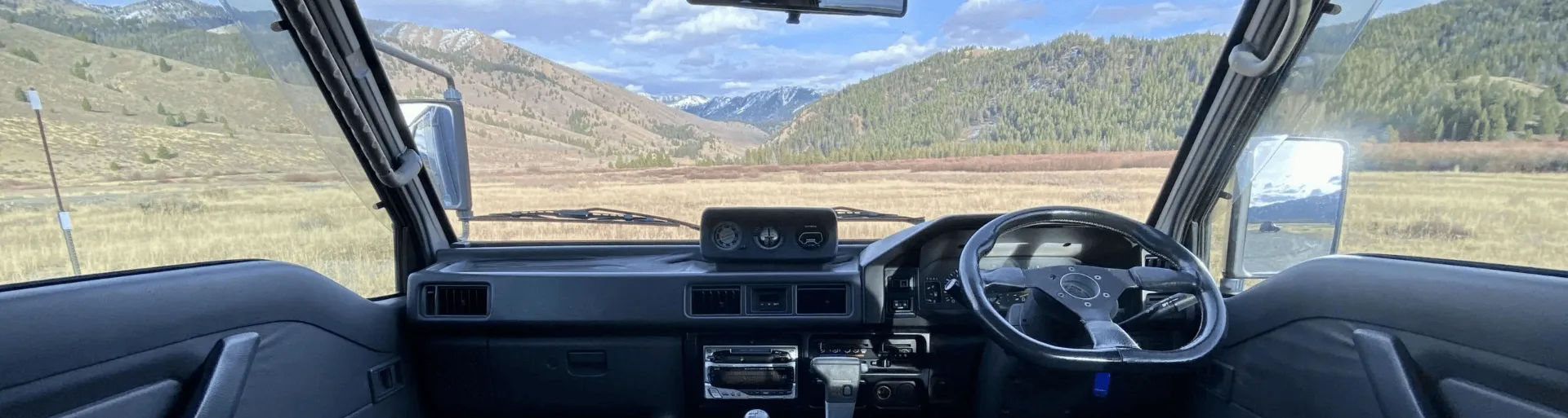View across the Wood River Valley