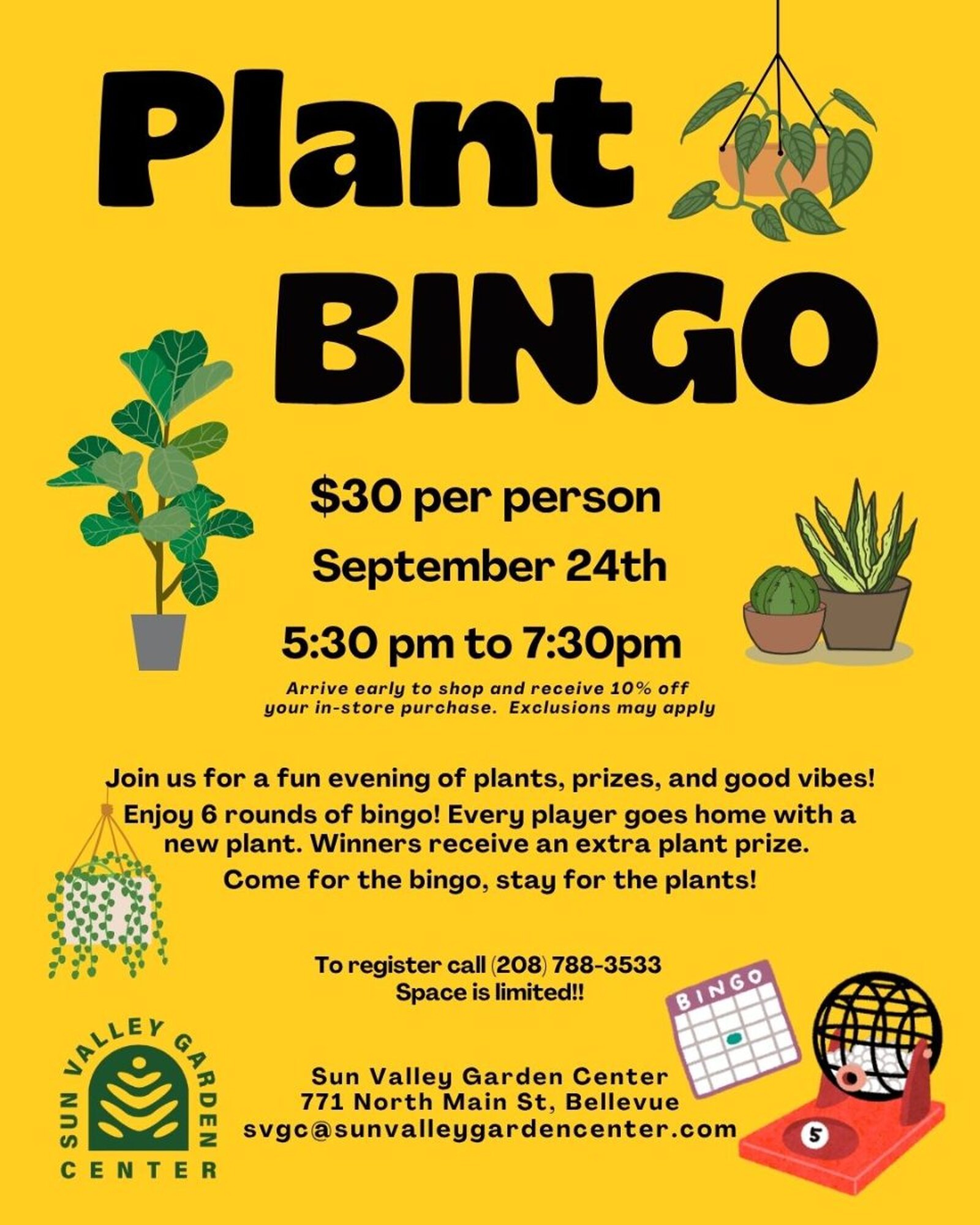 Plant Bingo