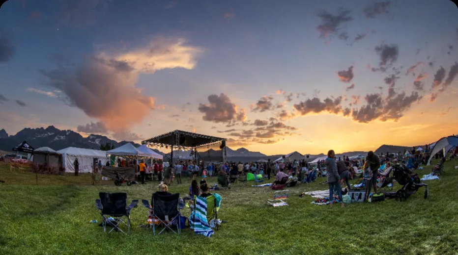 Outdoor event in Sun Valley, Idaho