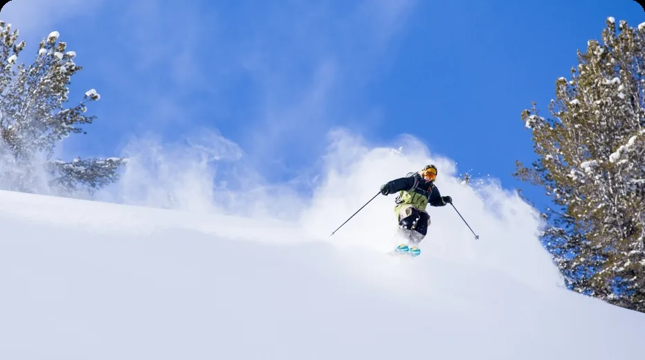 Skiing in Sun Valley, Idaho