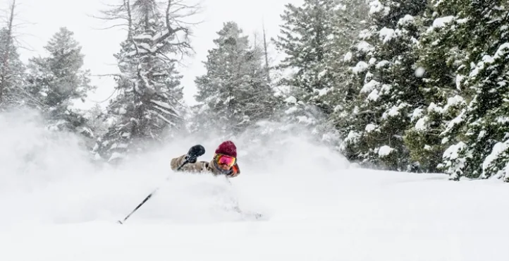 Powder skiing in Sun Valley, Idaho